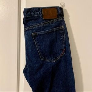 Banana Republic, Mens, Straight Fit Dark Wash Denim (W32, L30)